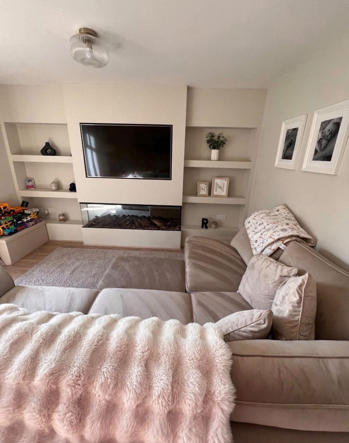 Clean and tidy home living room after professional clean